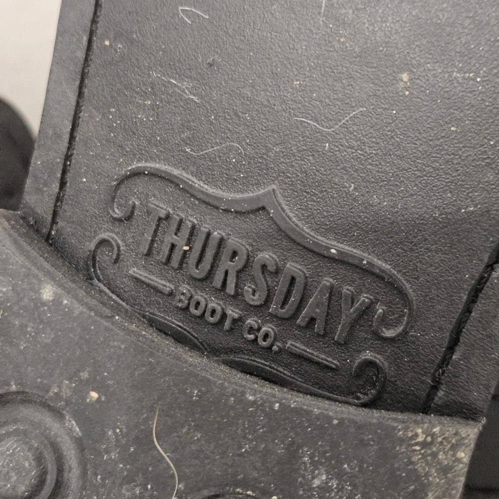 Thursday Boot Company Everyday Captain Black Leather Boots Men's 8.5